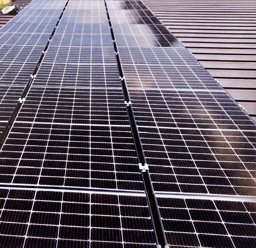 我が家の太陽光発電(太陽光パネル写真)